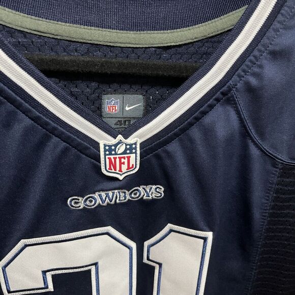 Ezekiel Elliott NFL Jersey MENS XL Nike On Field Dallas Cowboys Blue #21 Size 40 - Picture 2 of 13
